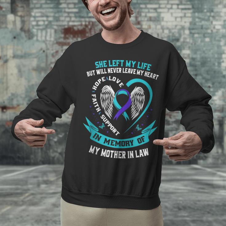 Loss Of Mother In Law In Memory Of My Mom Suicide Awareness Unisex Sweatshirt
