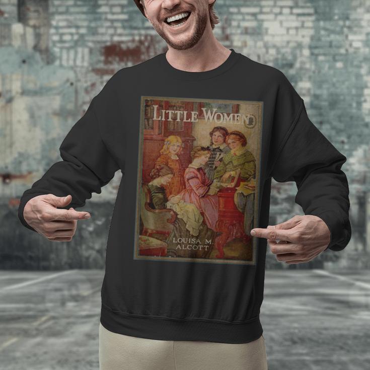 Louisa May Alcott Coming Of Age Novel Little Women Book Cover Small Unisex Sweatshirt Louisa May Alcott Coming Of Age Novel Little Women Book Cover Small Unisex Sweatshirt