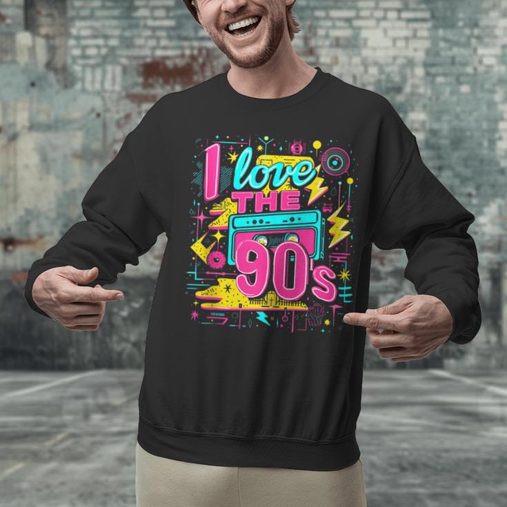 I Love The 90'S 90s Nostalgia Unisex Sweatshirt I Love The 90'S 90s Nostalgia Unisex Sweatshirt