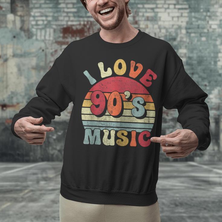 I Love 90's Music Retro Style Nostalgia Cassette 1990s Party Unisex Sweatshirt I Love 90's Music Retro Style Nostalgia Cassette 1990s Party Unisex Sweatshirt