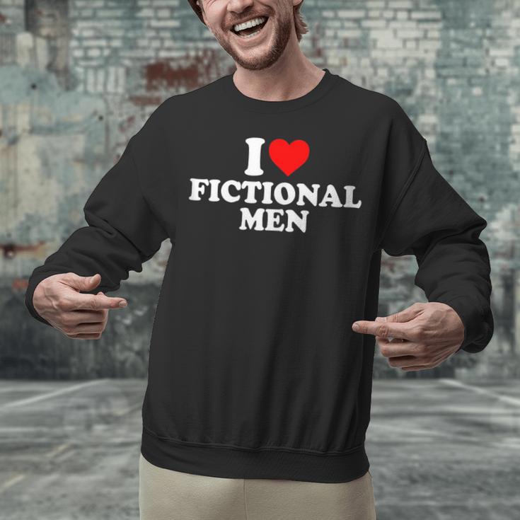 I Love Heart Fictional Men Simple Cute Books Reading Unisex Sweatshirt I Love Heart Fictional Men Simple Cute Books Reading Unisex Sweatshirt