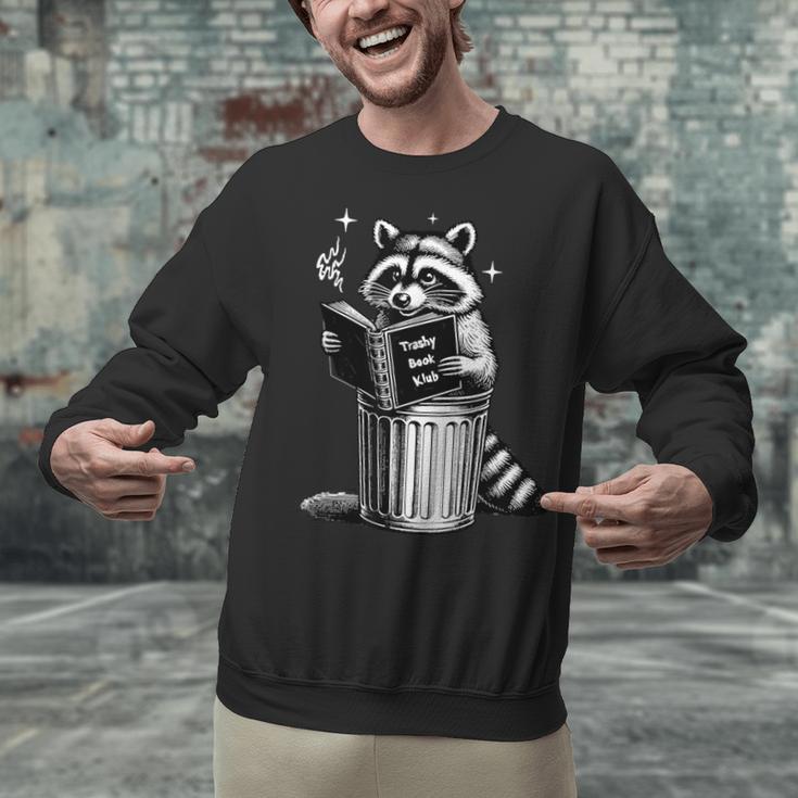 I Love Trashy Book Club Raccoon No Shelf Control Weirdcore Unisex Sweatshirt
