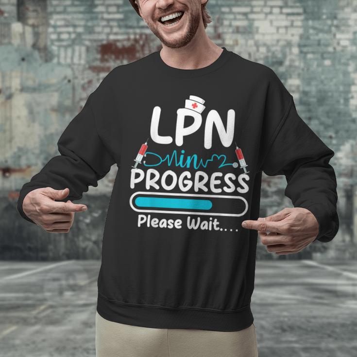LPN In Progress Loading Future Nurse Graduation Lover Unisex Sweatshirt