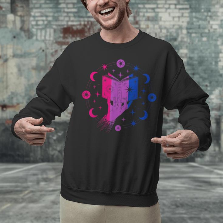 Magic Bi-Pride Book Of Cosmic Energy Unisex Sweatshirt