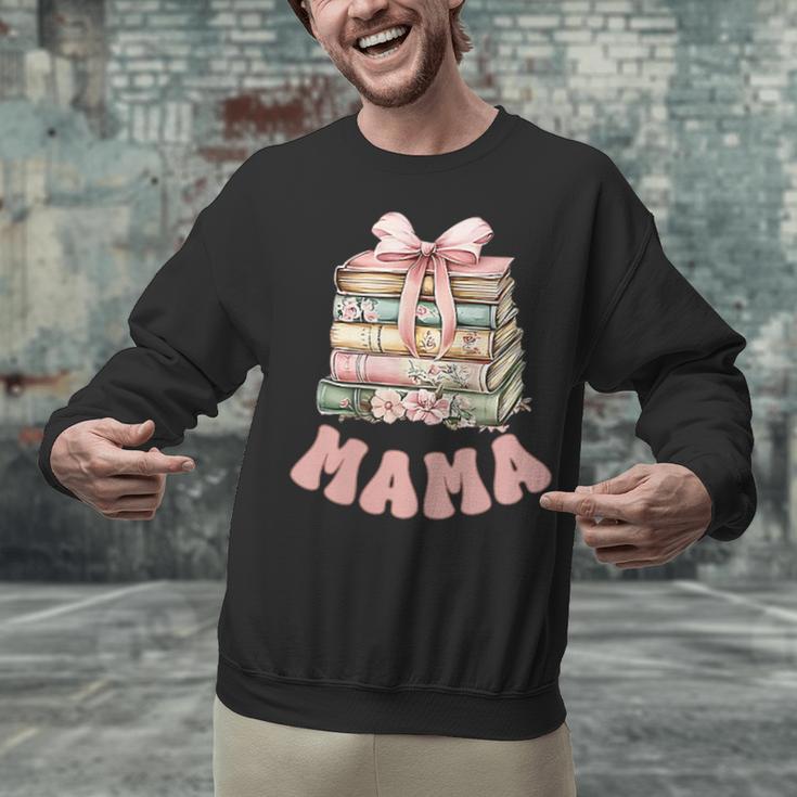 Mama Book First Chapter Birthday Family Matching Party Unisex Sweatshirt