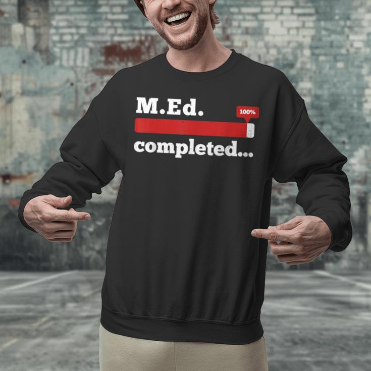 Master Of Education Completed Teacher Master Graduation For Men Women Unisex Sweatshirt