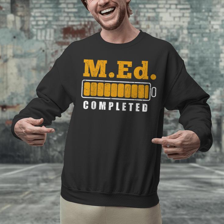 Master Graduation Completed Master Of Education Teacher Men Women Unisex Sweatshirt