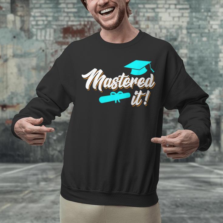 Mastered It Master Graduation Man Master 2026 Unisex Sweatshirt