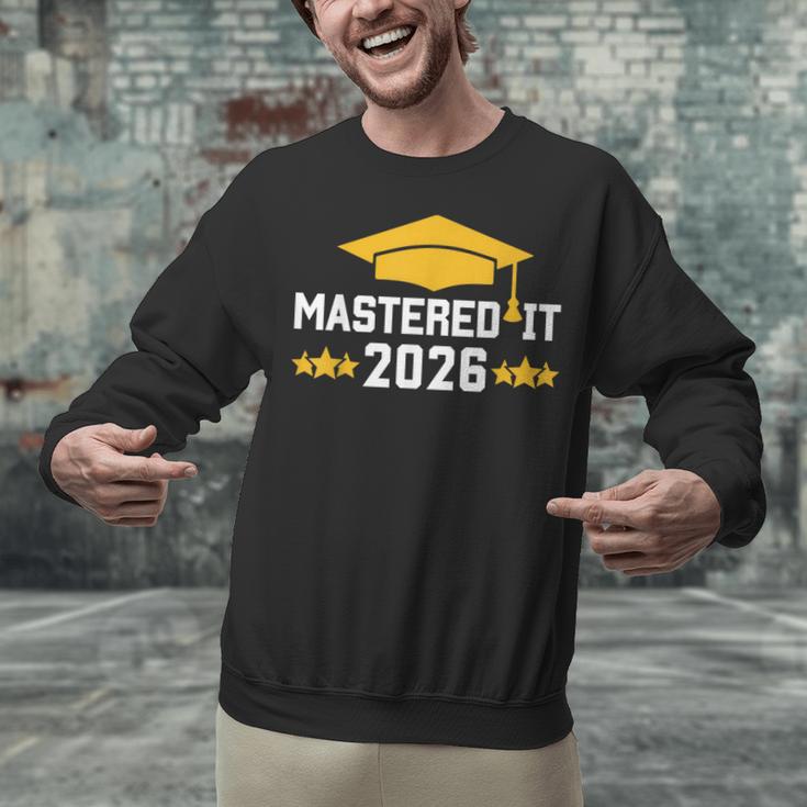 Masters Degree Graduation Mastered It Class Of 2026 Graduate Unisex Sweatshirt