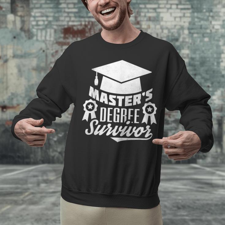 Master's Degree Survivor College Graduation Unisex Sweatshirt
