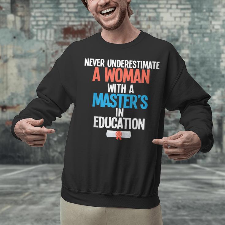 Masters In Education Degree Graduation Women MeD Unisex Sweatshirt