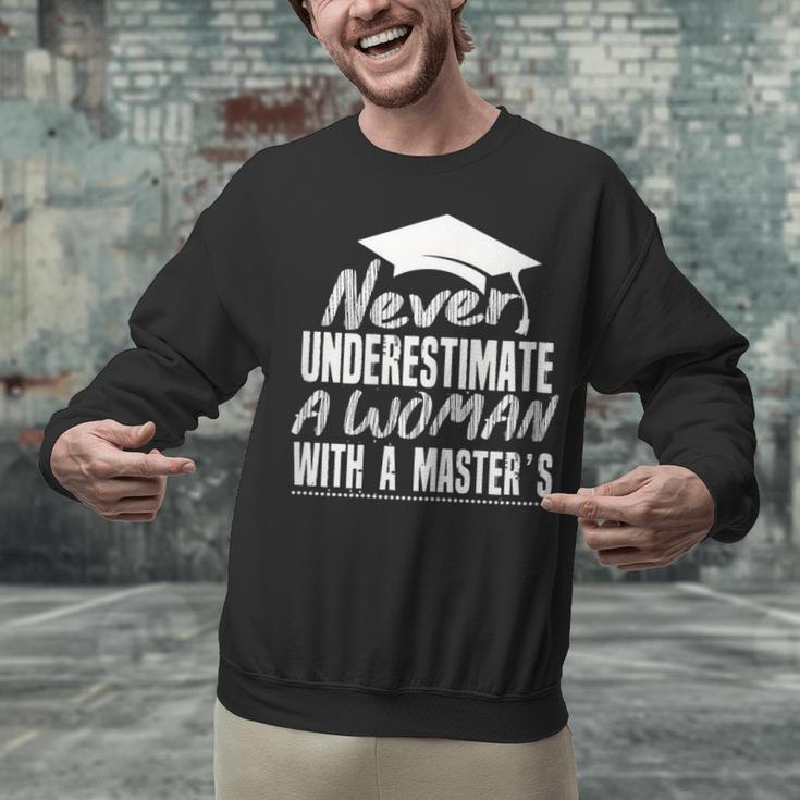 Master's Graduation Shirt For Women With Masters Degree Unisex Sweatshirt