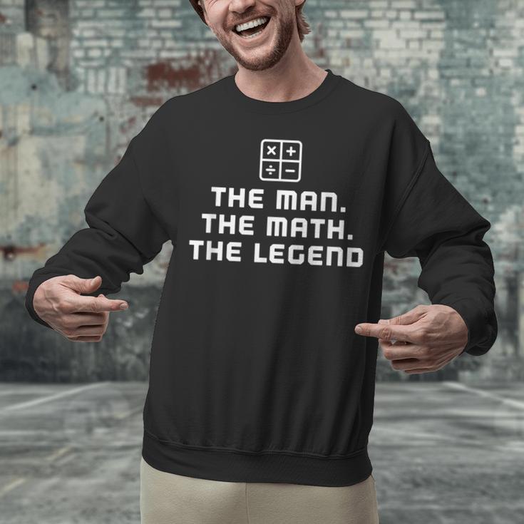 Math Teacher Shirts The Legend Graduation Retirement Unisex Sweatshirt