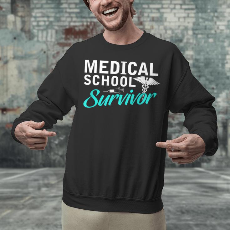 Medical School Survivor Med Student Graduation Unisex Sweatshirt