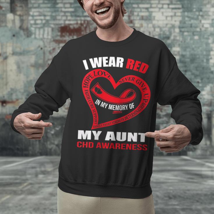 In My Memory Of My Aunt CHD AWARENESS Unisex Sweatshirt In My Memory Of My Aunt CHD AWARENESS Unisex Sweatshirt