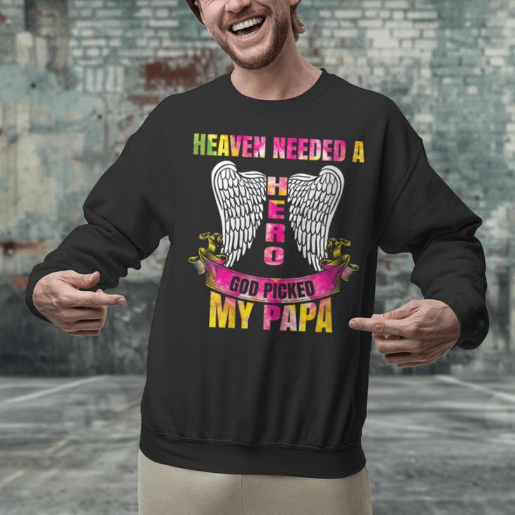 Memory Of My Dad My Dad In Heaven Unisex Sweatshirt Memory Of My Dad My Dad In Heaven Unisex Sweatshirt