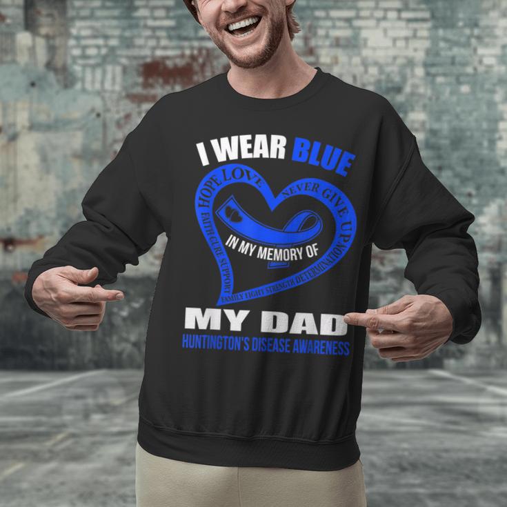 In My Memory Of My Dad HUNTINGTON'S DISEASE AWARENESS Unisex Sweatshirt In My Memory Of My Dad HUNTINGTON'S DISEASE AWARENESS Unisex Sweatshirt