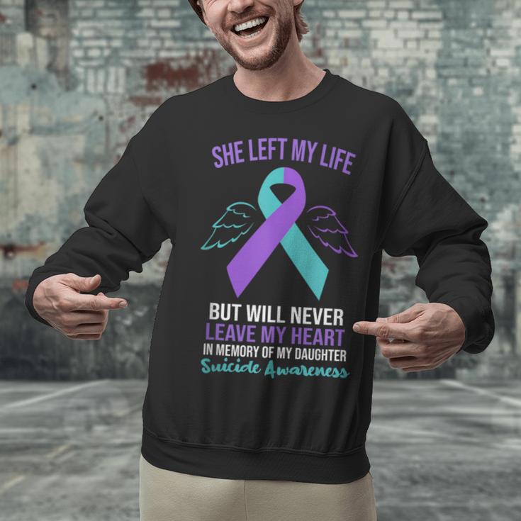 In Memory Of Daughter Suicide Awareness Prevention Unisex Sweatshirt
