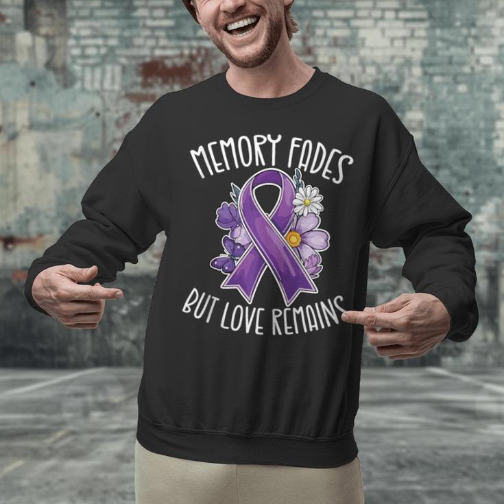 Memory Fades But Love Remains Dementia Awareness Unisex Sweatshirt Memory Fades But Love Remains Dementia Awareness Unisex Sweatshirt