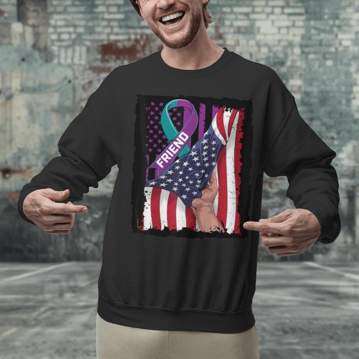 In Memory Of My Friend Suicide Awareness American Flag Women Kids Men Unisex Sweatshirt In Memory Of My Friend Suicide Awareness American Flag Women Kids Men Unisex Sweatshirt