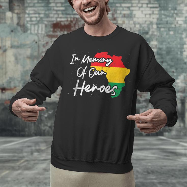 In Memory Of Our Heroes Pride Juneteenth Unisex Sweatshirt