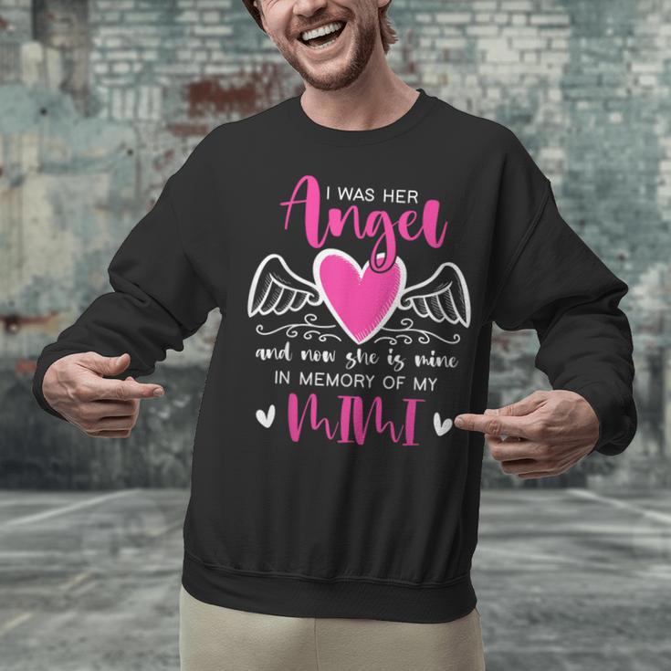 Memory Of My Mimi I Was Her Angel Now She Is Mine Heaven Unisex Sweatshirt