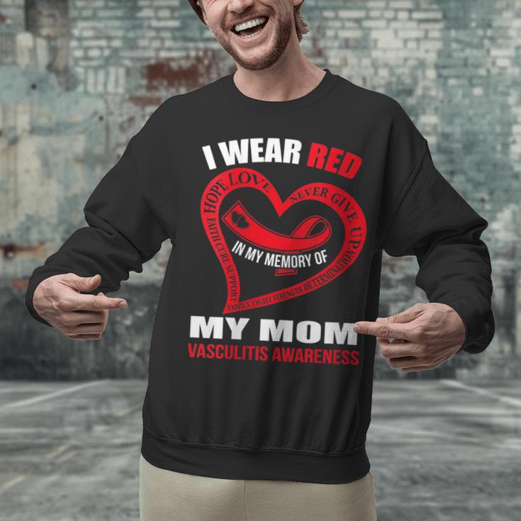 In My Memory Of My Mom VASCULITIS AWARENESS Unisex Sweatshirt