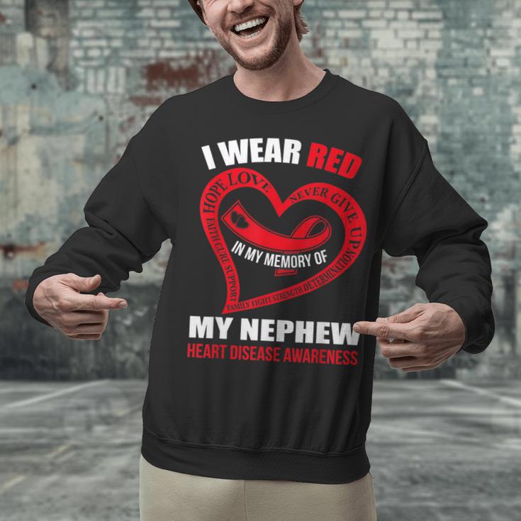 In My Memory Of My Nephew HEART DISEASE AWARENESS Unisex Sweatshirt In My Memory Of My Nephew HEART DISEASE AWARENESS Unisex Sweatshirt