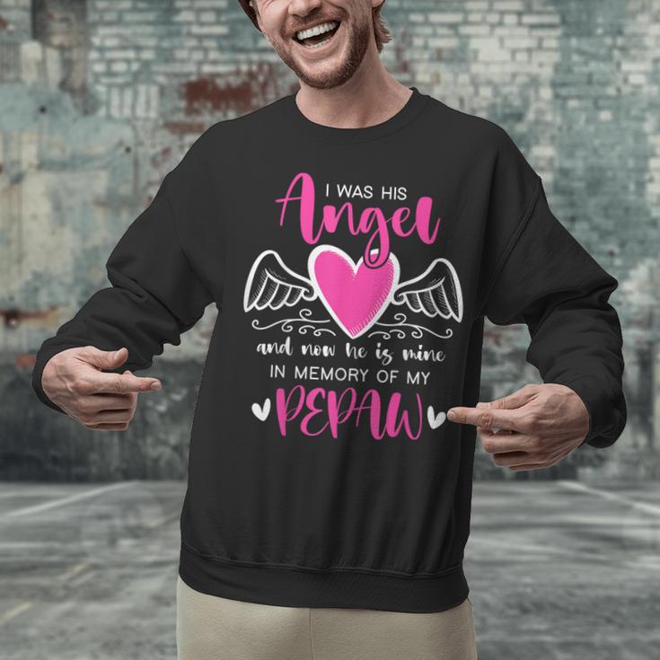 Memory Of My Pepaw I Was Her Angel Now She Is Mine Heaven Unisex Sweatshirt Memory Of My Pepaw I Was Her Angel Now She Is Mine Heaven Unisex Sweatshirt