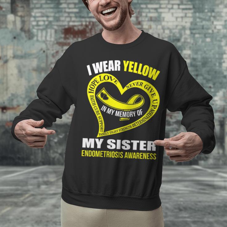 In My Memory Of My Sister ENDOMETRIOSIS AWARENESS Unisex Sweatshirt