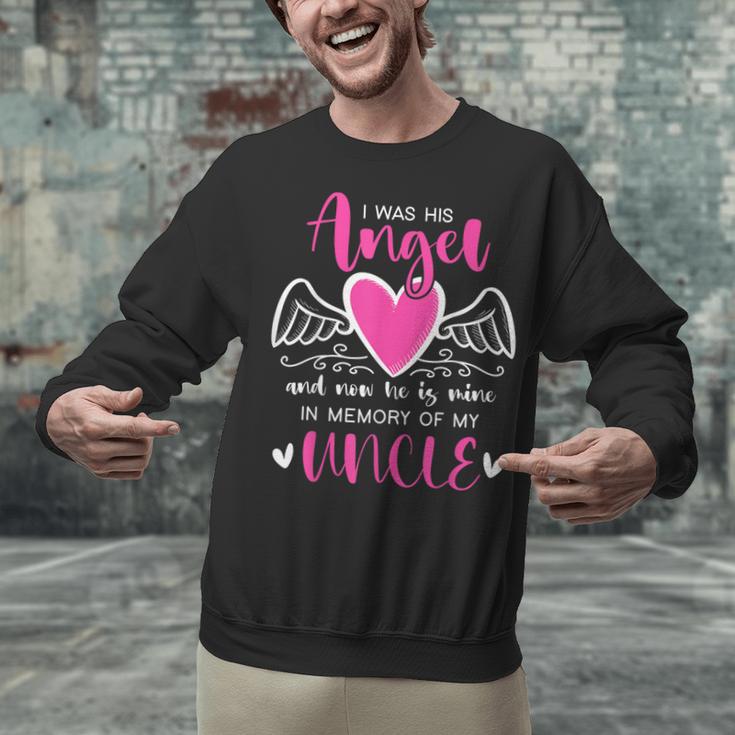Memory Of My Uncle I Was Her Angel Now She Is Mine Heaven Unisex Sweatshirt Memory Of My Uncle I Was Her Angel Now She Is Mine Heaven Unisex Sweatshirt