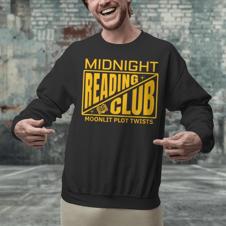 Midnight Reading Club Night Owl Book Readers Unisex Sweatshirt