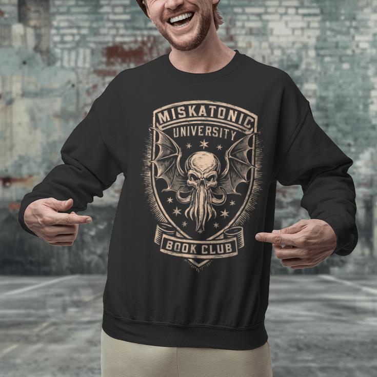 Miskatonic University Book Club Cthulhu Book Unisex Sweatshirt Miskatonic University Book Club Cthulhu Book Unisex Sweatshirt