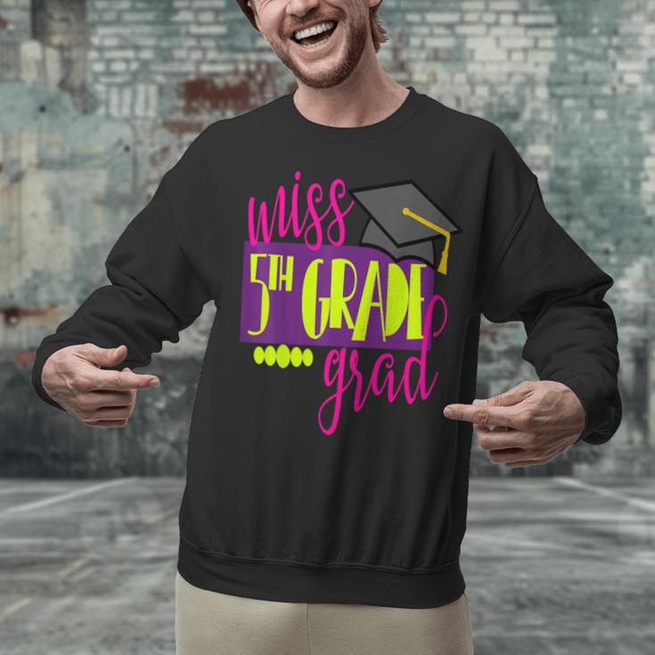 Miss 5th Grade Shirt 5 Grad Kids Girl Graduation School Unisex Sweatshirt