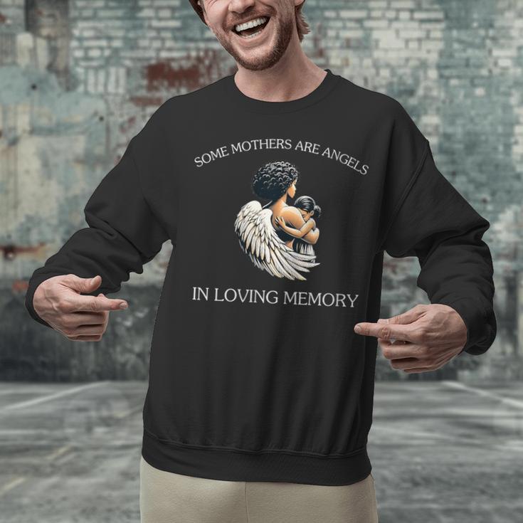 Mother's Day Remembrance African-American Mom Angel Memory Unisex Sweatshirt