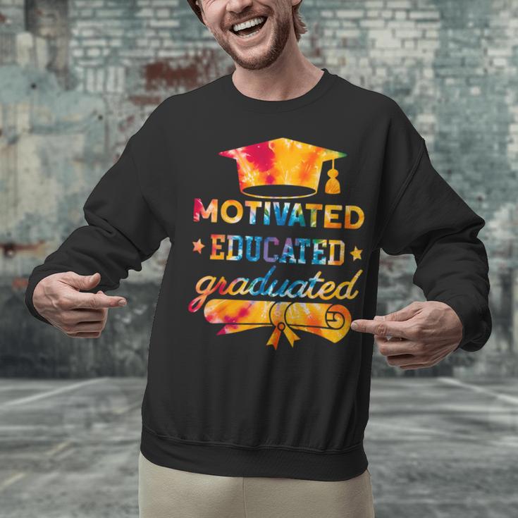 Motivated Educated Graduated Graduation Unisex Sweatshirt