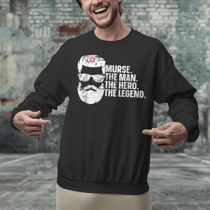 Murse Male Nurse Student Man Nurses Murse RN Graduation Week Unisex Sweatshirt