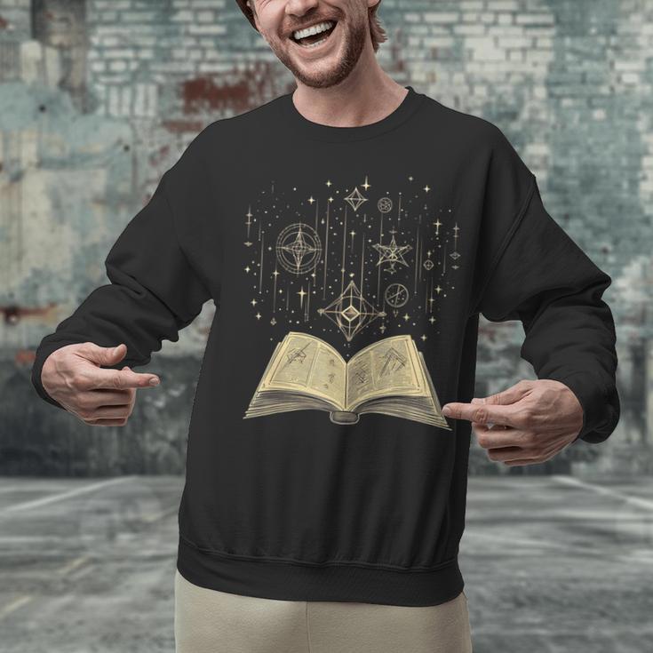 Mystic Astral Lunar Celestial Witch Spell Book Unisex Sweatshirt Mystic Astral Lunar Celestial Witch Spell Book Unisex Sweatshirt