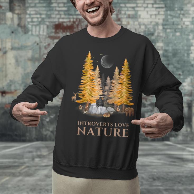 Nature Scene Tees For Introverts Quiet Escape Solitude Unisex Sweatshirt Nature Scene Tees For Introverts Quiet Escape Solitude Unisex Sweatshirt