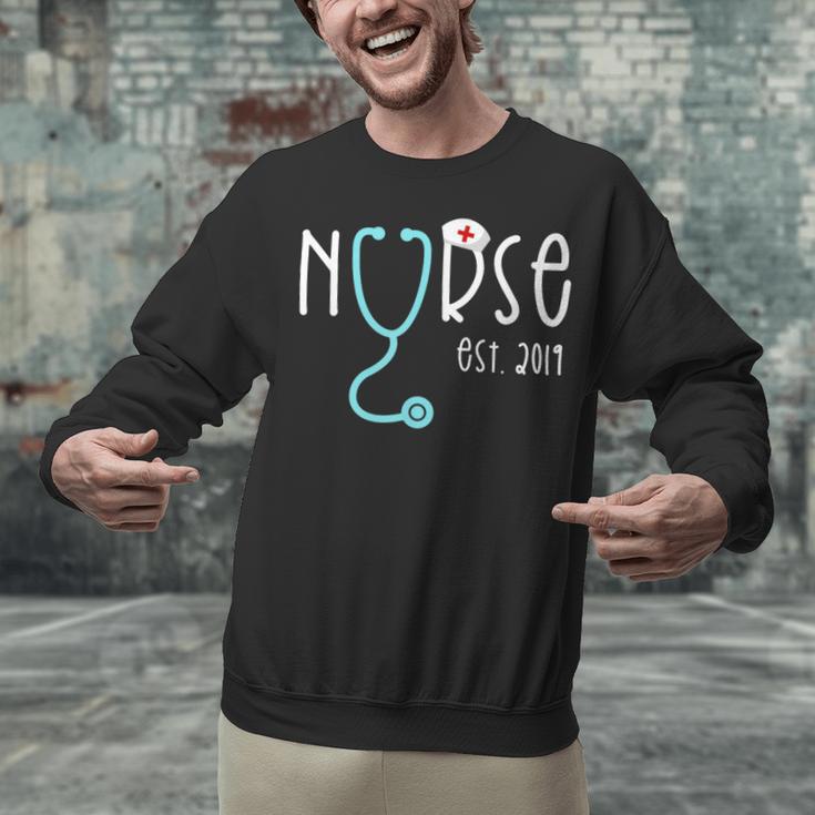 New Nurse Est 2019Shirt Graduation RN Women Unisex Sweatshirt