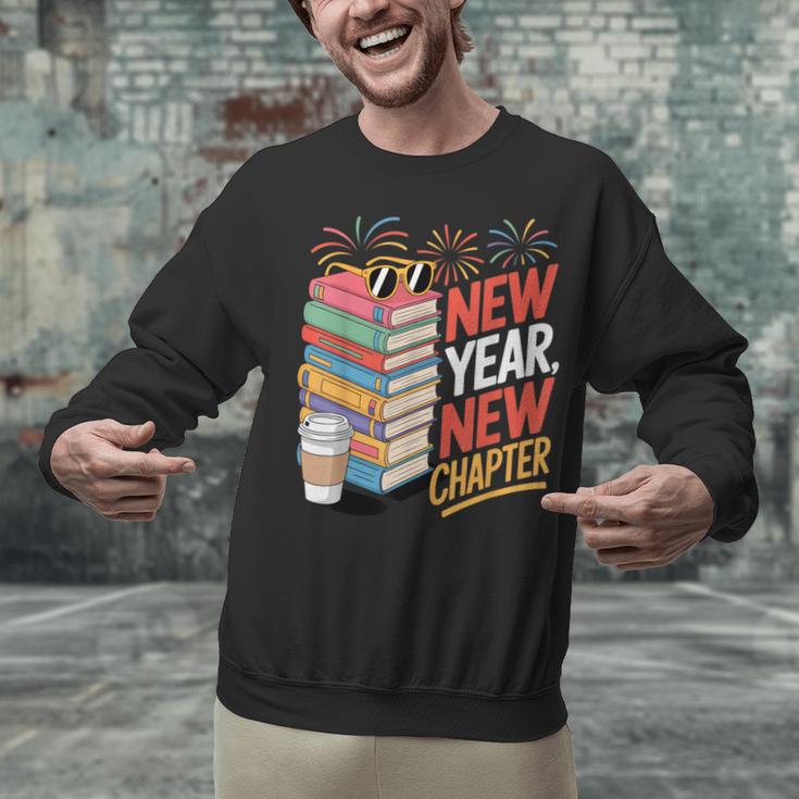 New Year New Chapter Book Lover Reader Unisex Sweatshirt