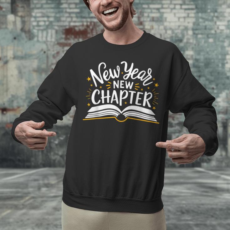 New Year New Chapter Happy New Year 2025 Book Unisex Sweatshirt New Year New Chapter Happy New Year 2025 Book Unisex Sweatshirt
