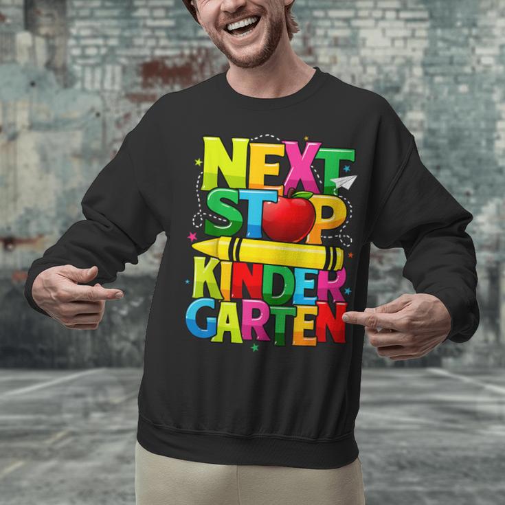 Next Stop Kindergarten Preschool Graduation 2023 Boys Girls Unisex Sweatshirt