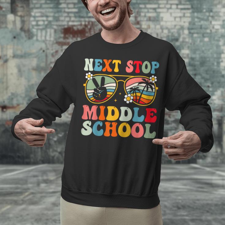 Next Stop Middle School Elementary School Graduation 2025 Unisex Sweatshirt