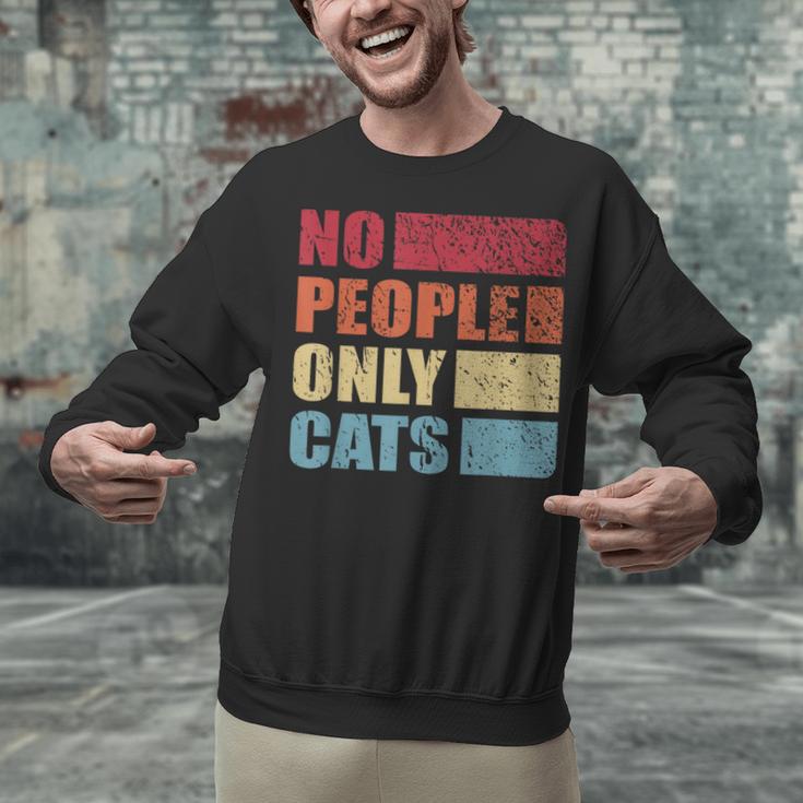 No People Only Cats Introvert Unisex Sweatshirt No People Only Cats Introvert Unisex Sweatshirt