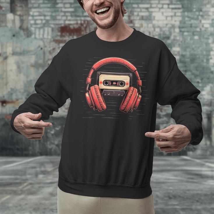 Nostalgia Cassette Men Women 80s 90s Retro Mixtape Tape Unisex Sweatshirt