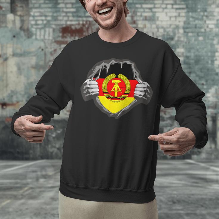 Nostalgia Chest Flag GDR Unisex Sweatshirt