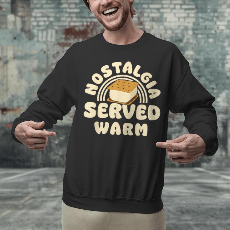 Nostalgia Served Warm Smore Unisex Sweatshirt Nostalgia Served Warm Smore Unisex Sweatshirt