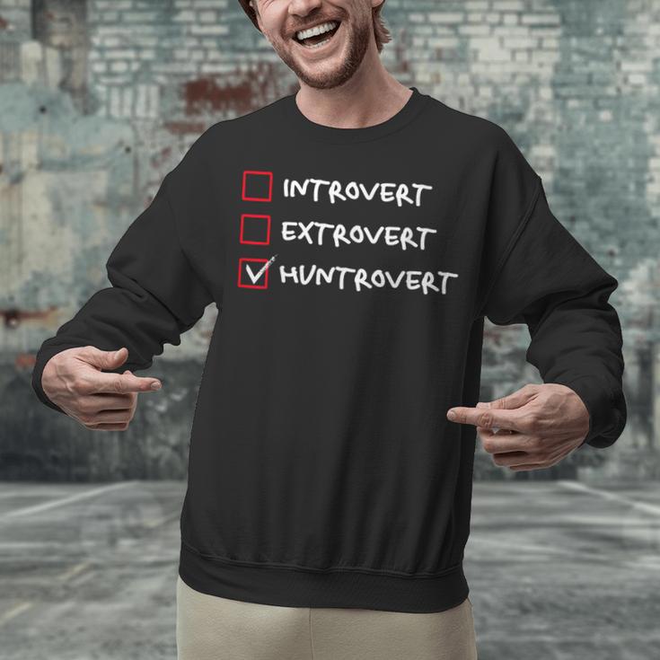 Not Introvert Huntrovert Hunting Hunt-Trovert Hunter Unisex Sweatshirt Not Introvert Huntrovert Hunting Hunt-Trovert Hunter Unisex Sweatshirt