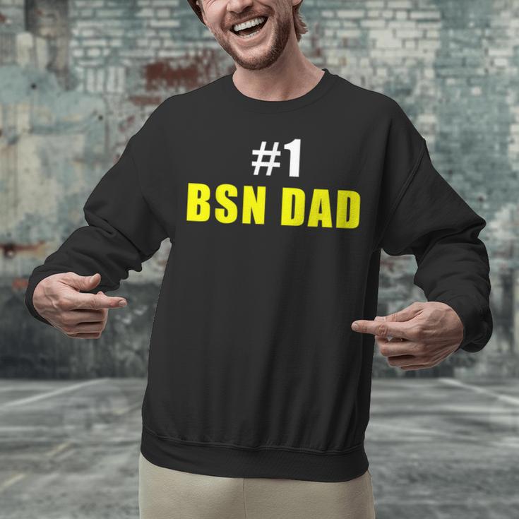 Nurse BSN Student Graduate Dad Nursing Graduation Unisex Sweatshirt